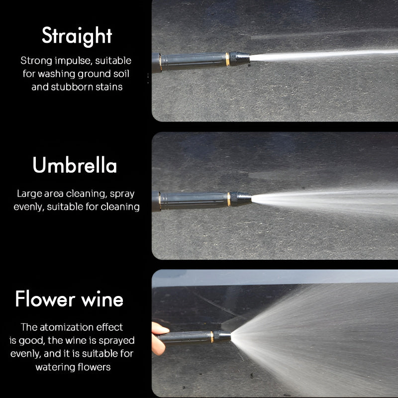 Pack of 2 Multi-Functional High-Pressure Metal Water Spray Nozzles