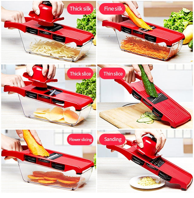 Mandoline Vegetable Slicer Cutter with Box